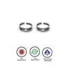 Silver Oxi Saaj Toe Ring