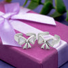 Silver Colour Bow Toe Rings (MOP)