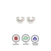 Silver Colour Bow Toe Rings (MOP)