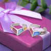 Silver Coloured Vanki Toe Rings (MOP)