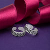 Silver Oxi Disha Toe Ring