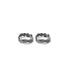 Silver Oxi Wavy Toe Rings