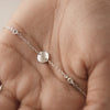 Silver Shine Pair of Anklets